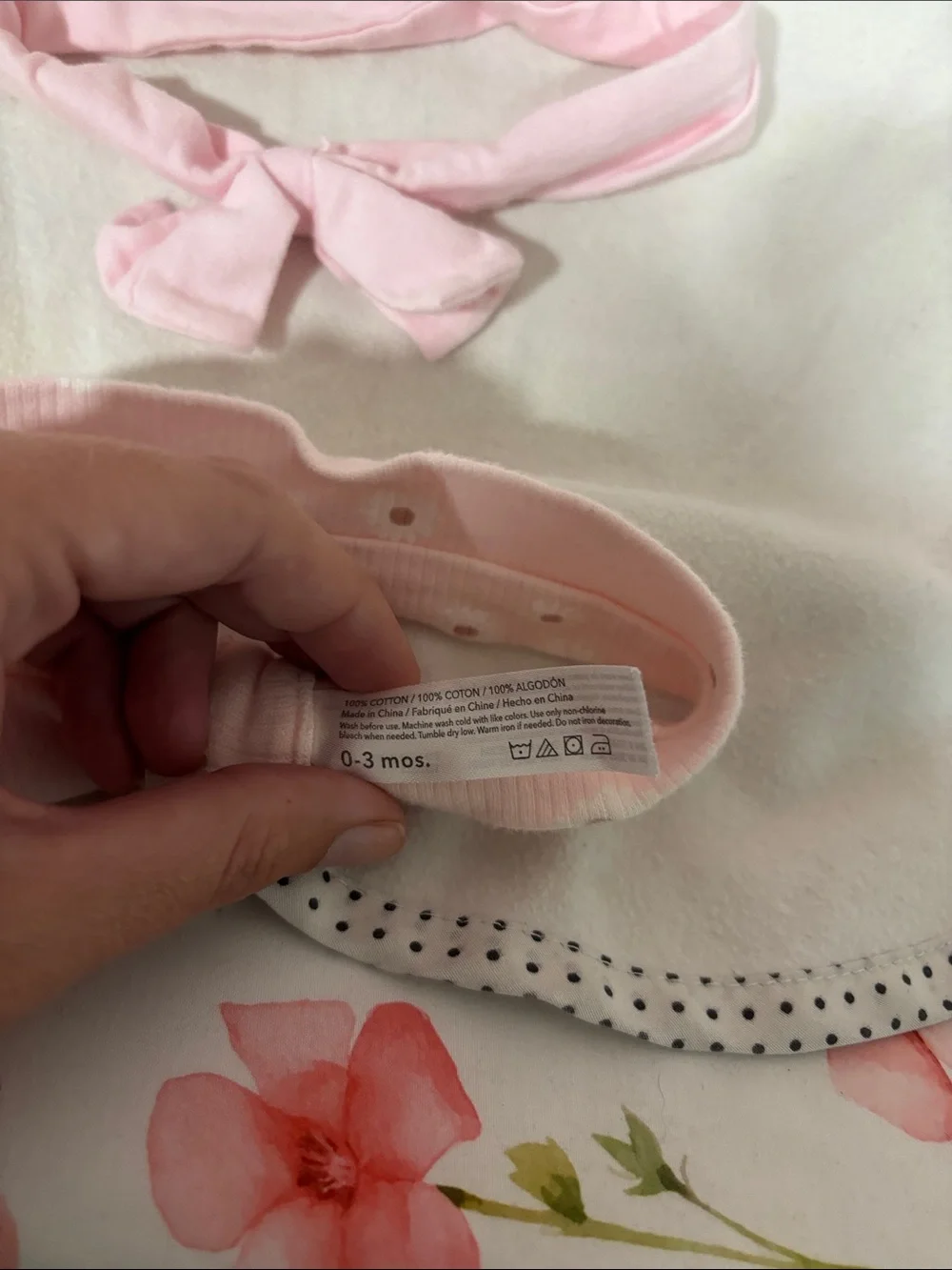 Old Navy Girls Elastic Headband Set - Light Pink & Cream